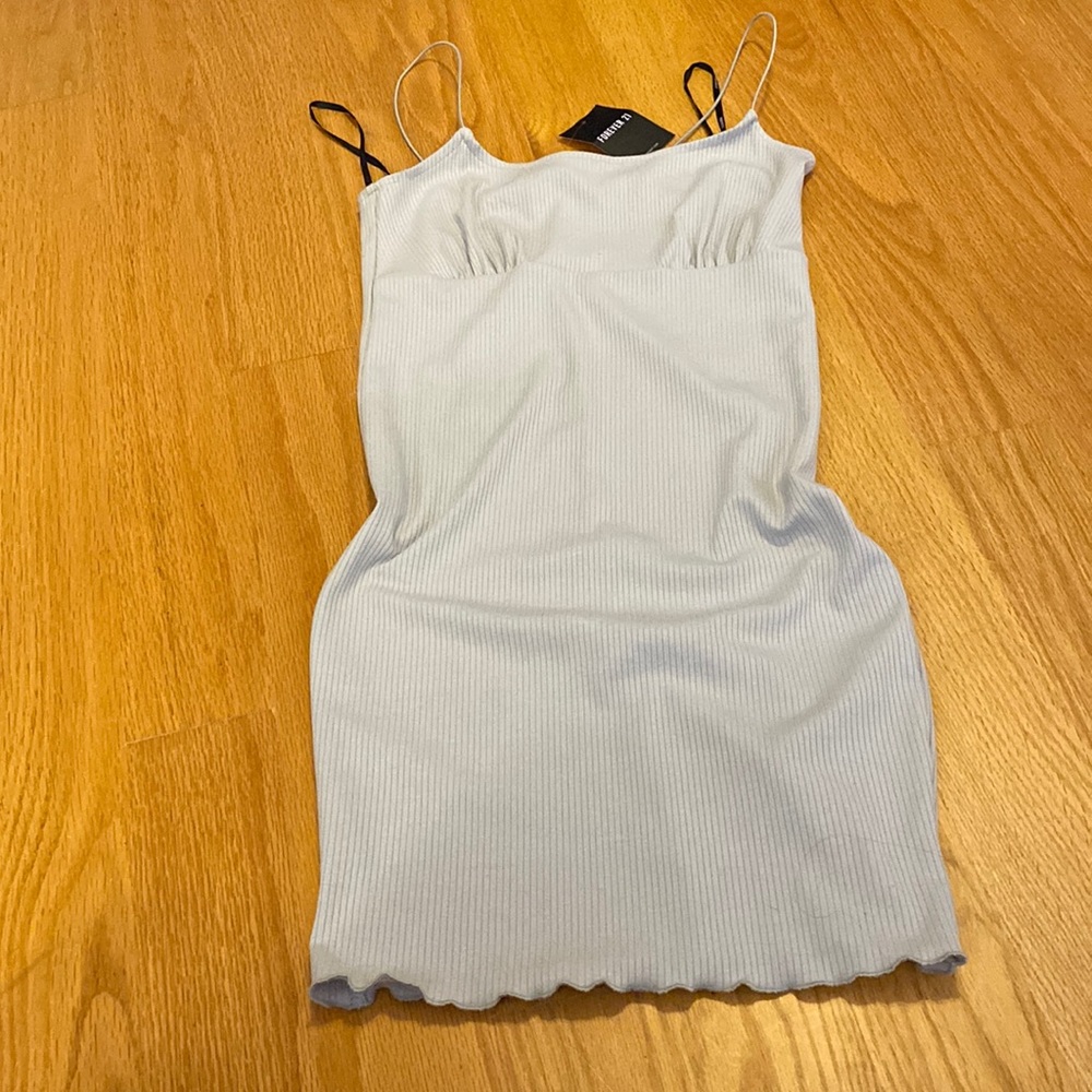 Light green forever 21 skin tight dress